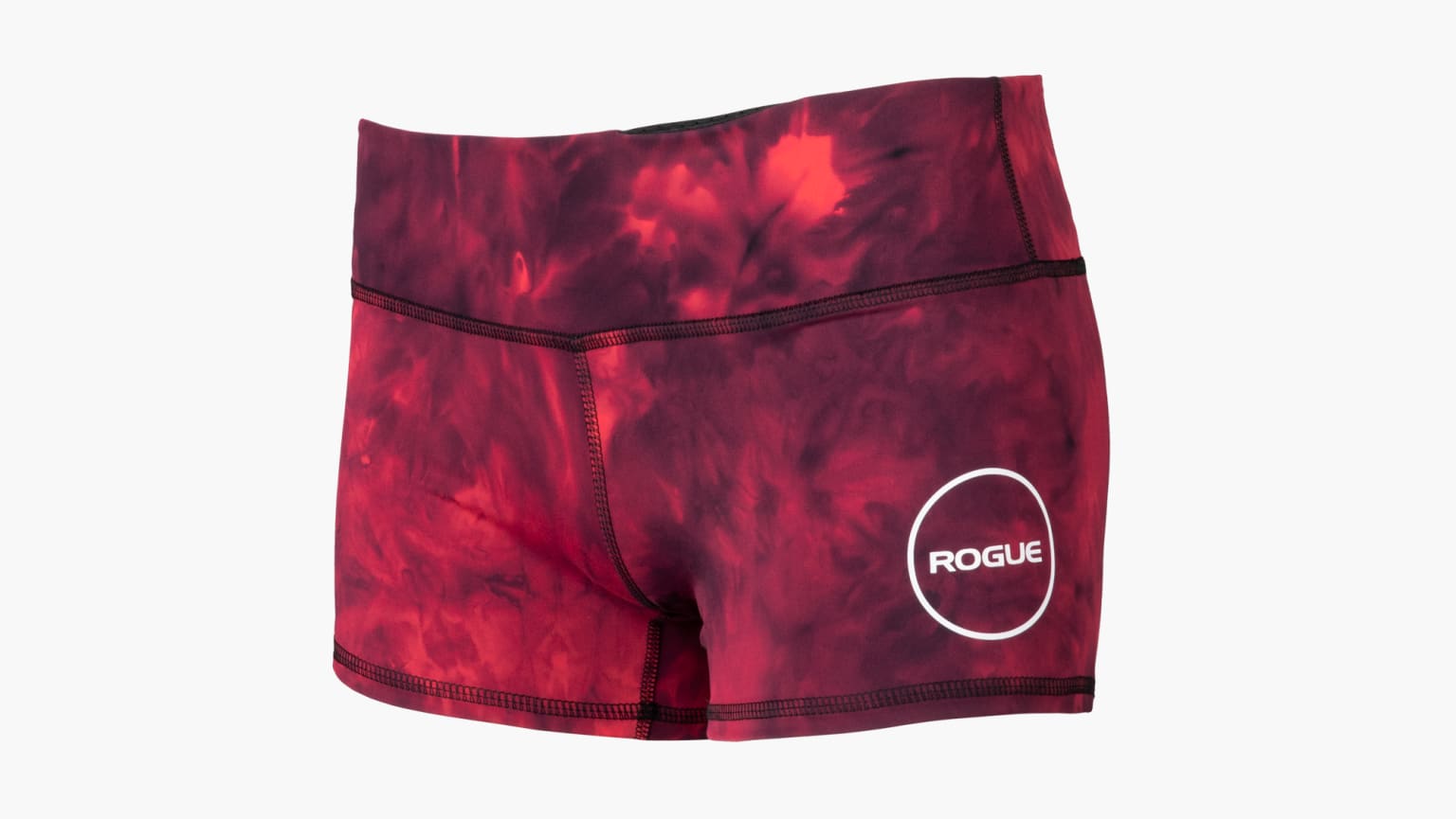 Rogue Tie Dye Booty Shorts Women s Red and Black Mix Rogue